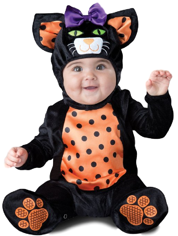 baby girl black cat costume